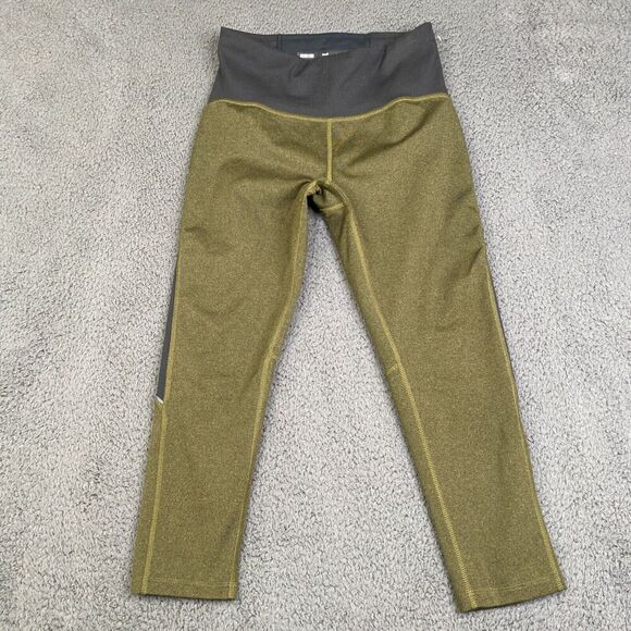 REI Co-op Women's Active Pursuits Capris Leggings Stretch Green Size Small - Picture 1 of 9